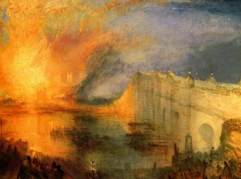 約瑟夫 瑪羅德 威廉 透納 The Burning of the Houses of Parliament
